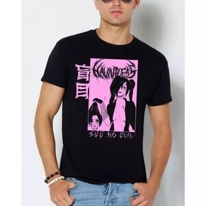 See No Evil T Shirt - Hauntless Black Graphic Tee Spencer's